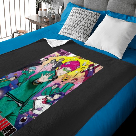 Discover Saiki K Manga Cover Baby Blankets