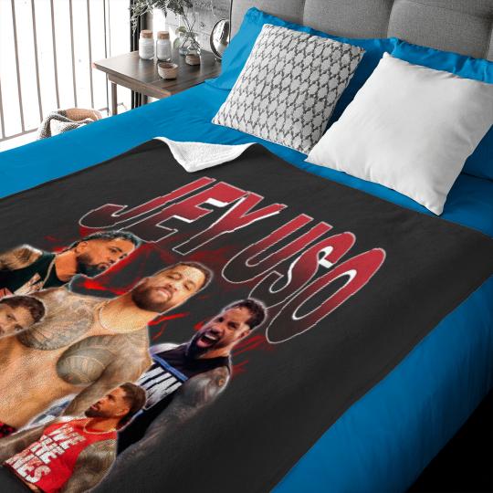 Discover Jey Uso Vintage Fan Tee Baby Blanket