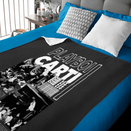 Discover Vintage Playboi Carti Baby Blankets Merchandise