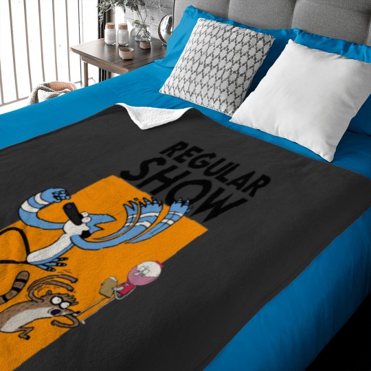 Discover regular show , regularshow , regular show cartoon Baby Blankets