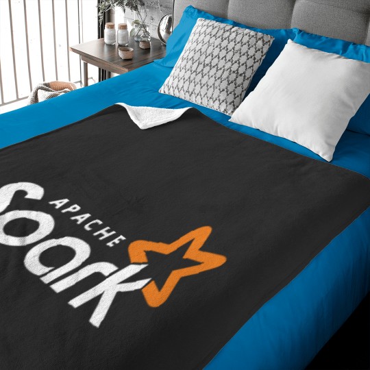 Discover Dark Apache Spark Machine Learning Baby Blankets