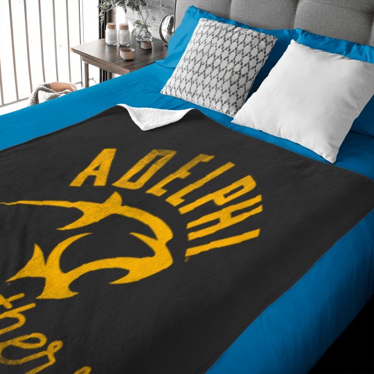 Discover adelphi university panthers logo pullover Baby Blankets