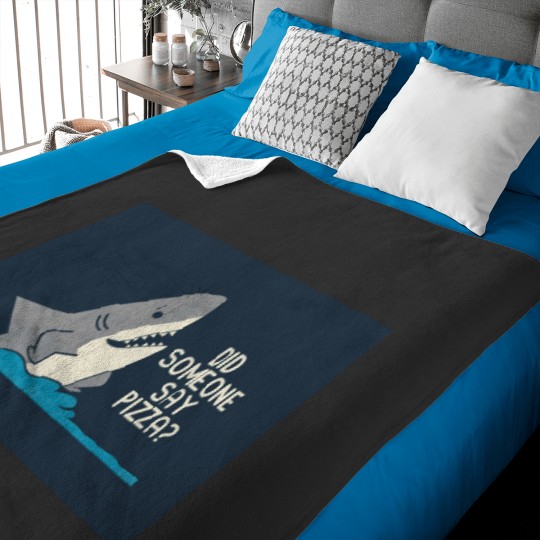 Discover Hungry Shark Baby Blankets