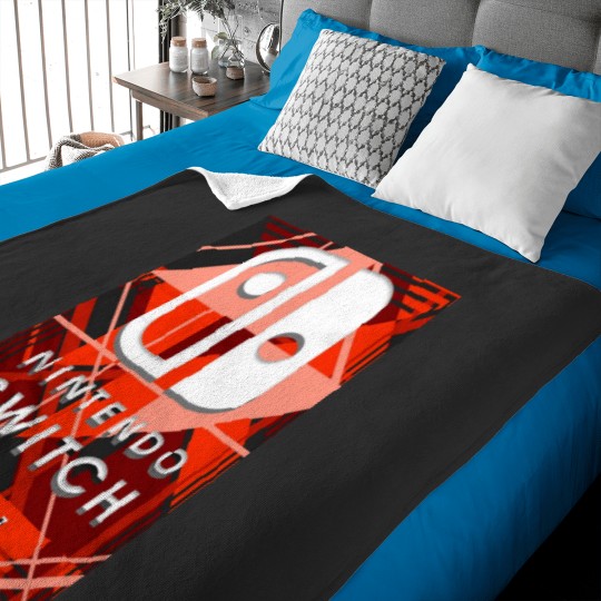 Discover Nintendo Switch Abstract Baby Blankets