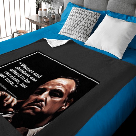 Discover Don Vito Speech Baby Blankets