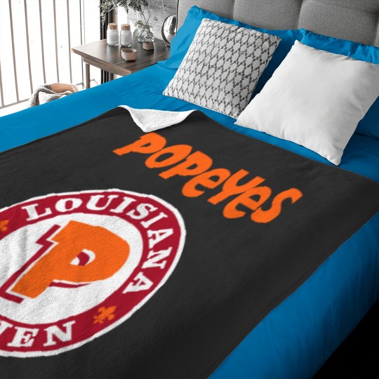 Discover Popeyes Louisiana Kitchen classic logos Baby Blankets