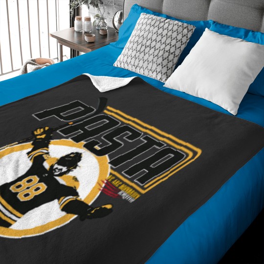 Discover Bruins Linus Ullmark Jeremy Swayman Goalie Hug Panel Baby Blankets