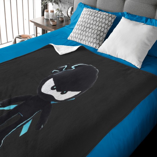 Discover Ninja Plushie Blue Baby Blankets