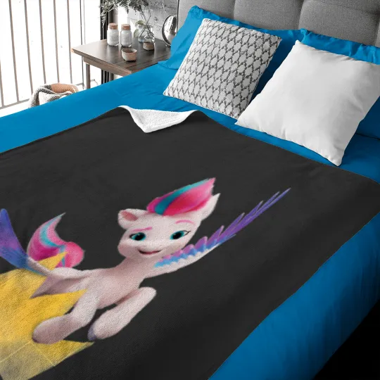 Discover My Little Pony A new Generation Zipp Storm Fitted Scoop Baby Blankets