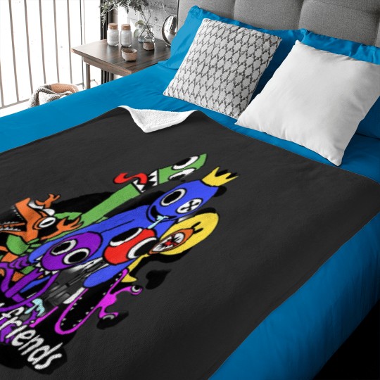 Discover Rainbow Friends Baby Blankets