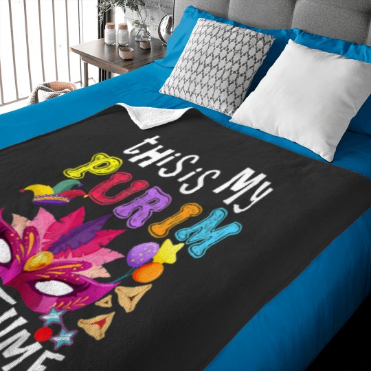 Discover This Is My Purim Costume Jewish Purim Gift Baby Blankets