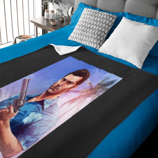 Discover Tommy Vercetti Grand Theft Auto Vice City Baby Blankets