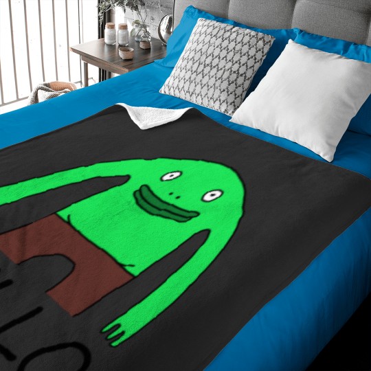 Discover Smiling friends Mr Frog sticker Sticker Baby Blankets