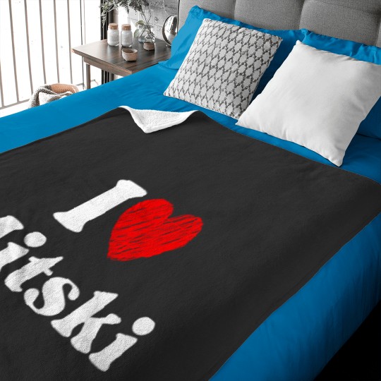 Discover I love Mitskis Baby Blankets