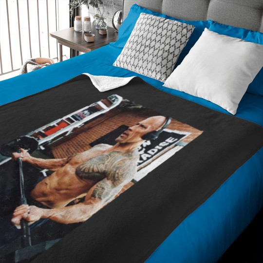 Discover dwayne the rock johnson gym Baby Blankets