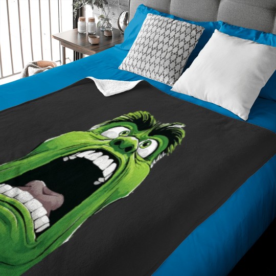 Discover Angry Hulk Smash Baby Blankets