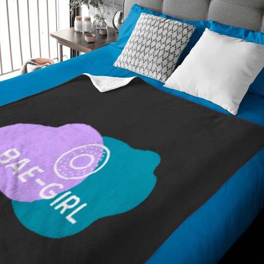 Discover Bae- - Bagel Inspired Design Baby Blankets