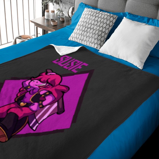 Discover Susie Deltarune(4) Baby Blankets