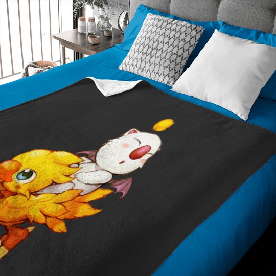 Discover Chocobo _amp_ Moogle Final Fantasy Baby Blankets