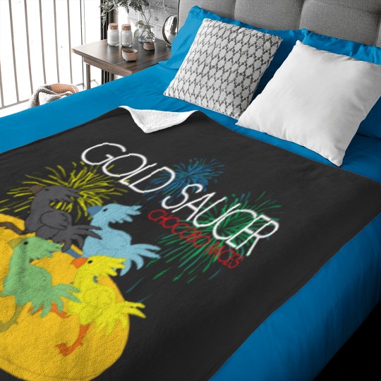 Discover Chocobo RacingChocobo RacingChocobo Racing Baby Blankets