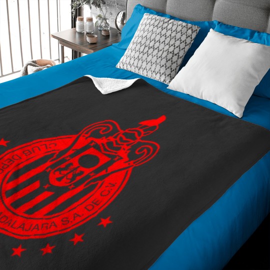 Discover Chivas Rayadas Guadalajara Mexico Soccer FMF Soccer Baby Blankets