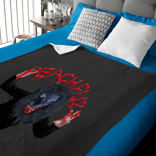 Discover Creep -HQ Peachfuzz Werewolf Mask Pose - Baby Blankets