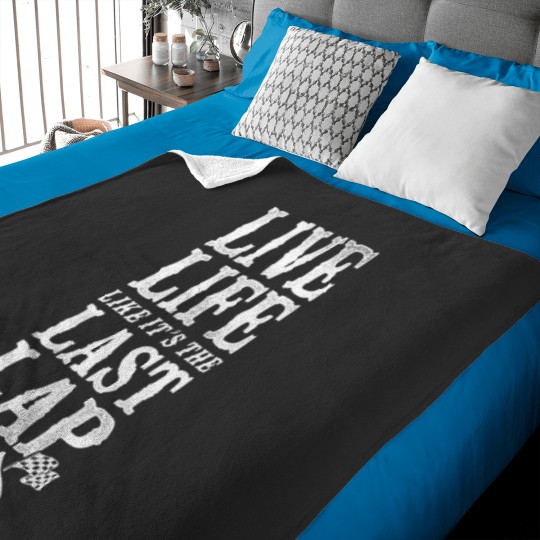 Discover Go Kart Racing Vintage Live Life Like Its The Last Lap Baby Blankets