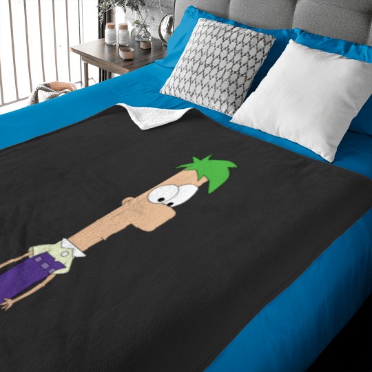 Discover Ferb Sticker2 Baby Blankets