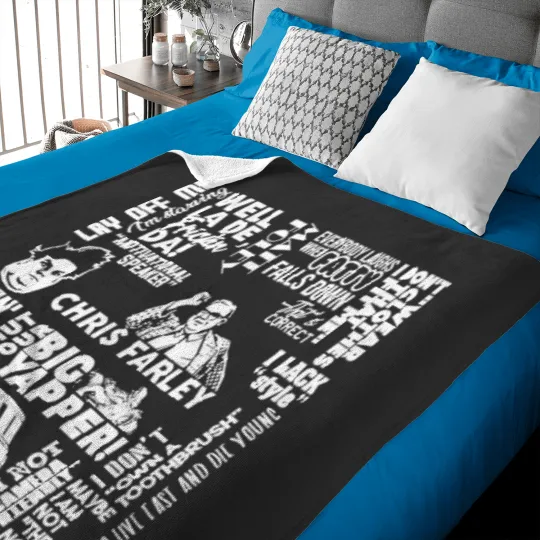 Discover Chris Farley word cloud Baby Blankets