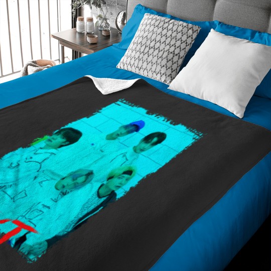 Discover Tomorrow X Together TXT Kpop Group Members Blue Kpop RGB Color Design Baby Blankets