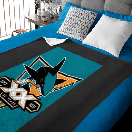 Discover 20th anniversary logo Baby Blankets