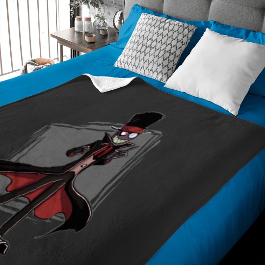 Discover Villainous Black Hat Baby Blankets