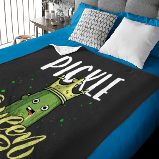 Discover Pickle Queen Shirt Cucumber Pickle Jar Funny Baby Blankets