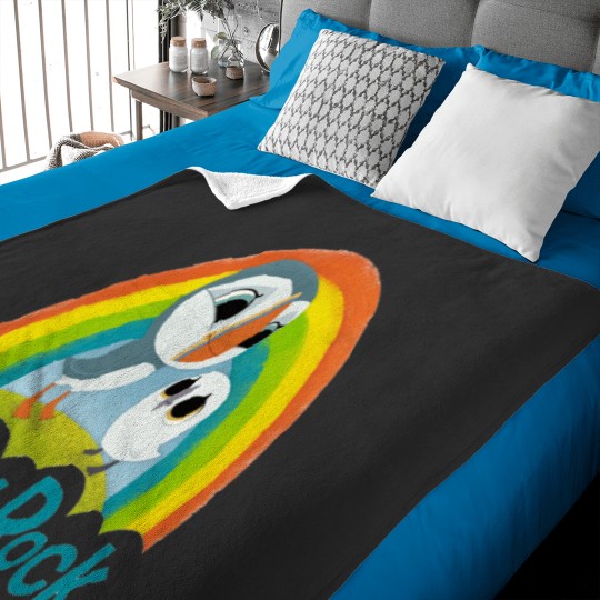Discover Vintage Puffin Rock gift for fans puffin rock characters Baby Blankets