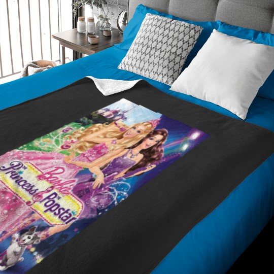 Discover BarbieThe Princess amp the Popstar Baby Blankets
