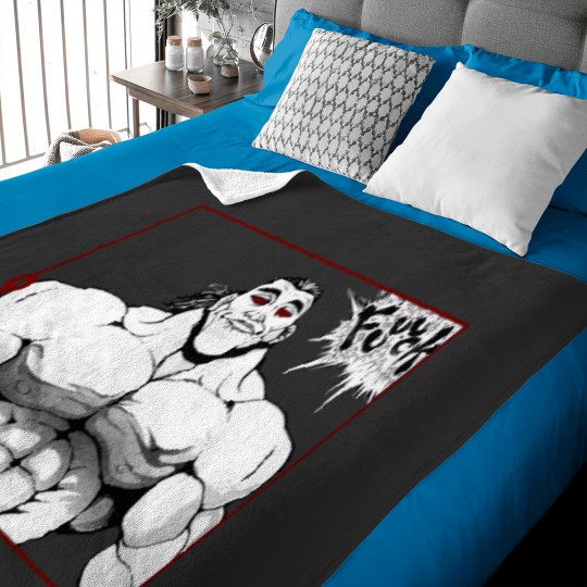 Discover yuichiro hanma Design Logo for otaku, gym and fitness... training Baby Blankets
