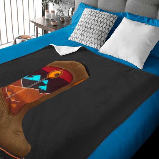 Discover Cowboy Boot , Cow Boot Baby Blankets