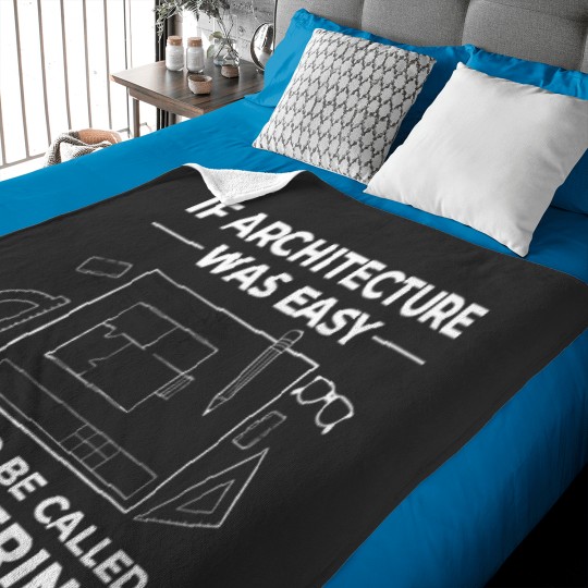 Discover Architecture Designer Engineering Drawing House Architect 21 Baby Blankets