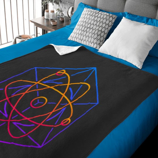 Discover Atom 2DJ Music Rave 2Music Festival Electronic Music Baby Blankets
