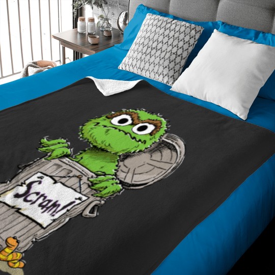 Discover Oscar the Grouch Scram Baby Blankets