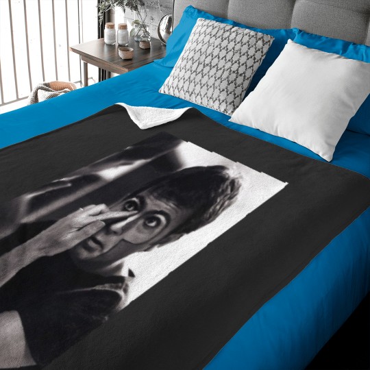 Discover Peter Gabriel Black White Poster Art Baby Blankets