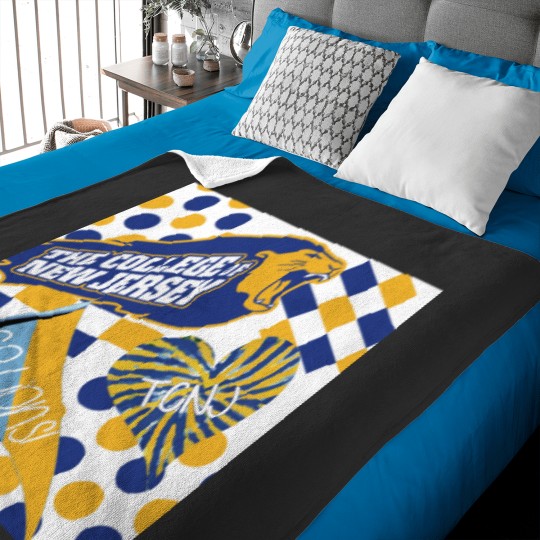 Discover The College of New Jersey CollageCopy Baby Blankets