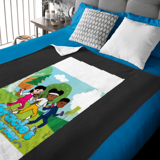 Discover Gracie's Friends Corner Cute Phonics Song Baby Blankets