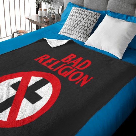 Discover Bad Religions crossbuster punk logo t  merch Baby Blankets