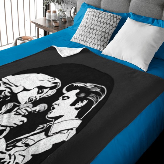 Discover Elvis and Priscilla Singing Together Baby Blankets