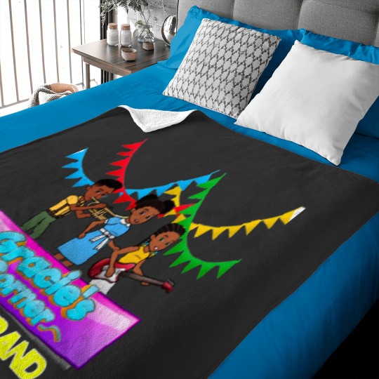 Discover Gracie's Corner Sticker Music Band Kids Baby Blankets