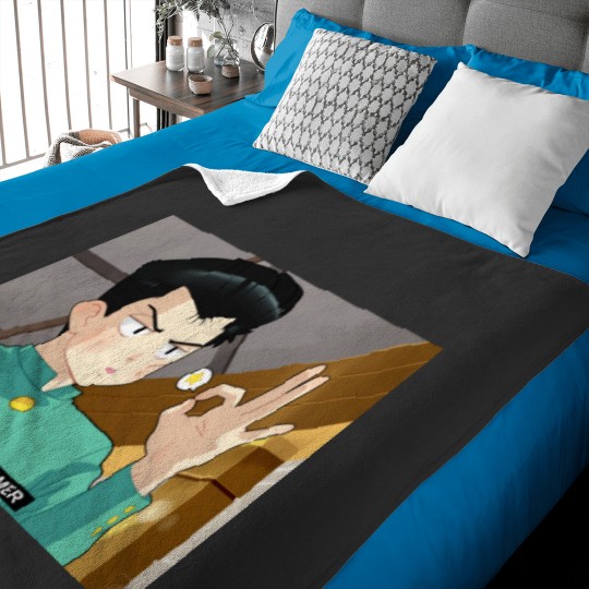 Discover YYH Yusuke Urameshi says OK boomer Baby Blankets