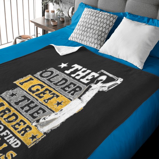 Discover The Older I Get The Harder It Is To Find My Balls Baby Blankets