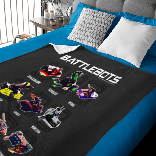 Discover battlebots group robot photo box up t Baby Blankets