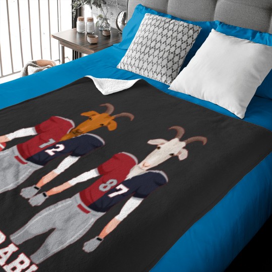 Discover Unstoppable Goats ( Brady _amp_ Gronk ) Baby Blankets